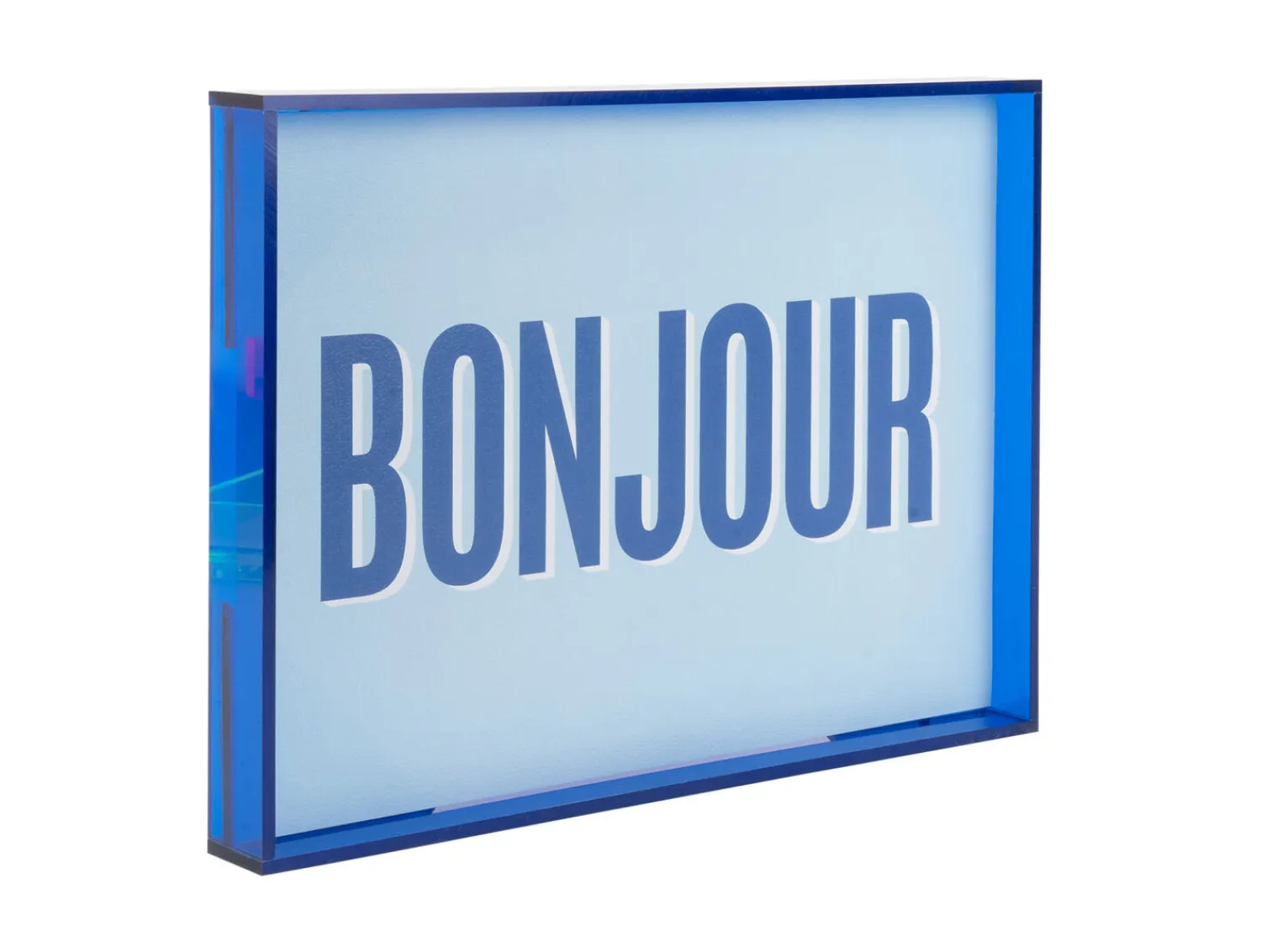 - Wall art Bonjour medium dark blue^Present time Clearance