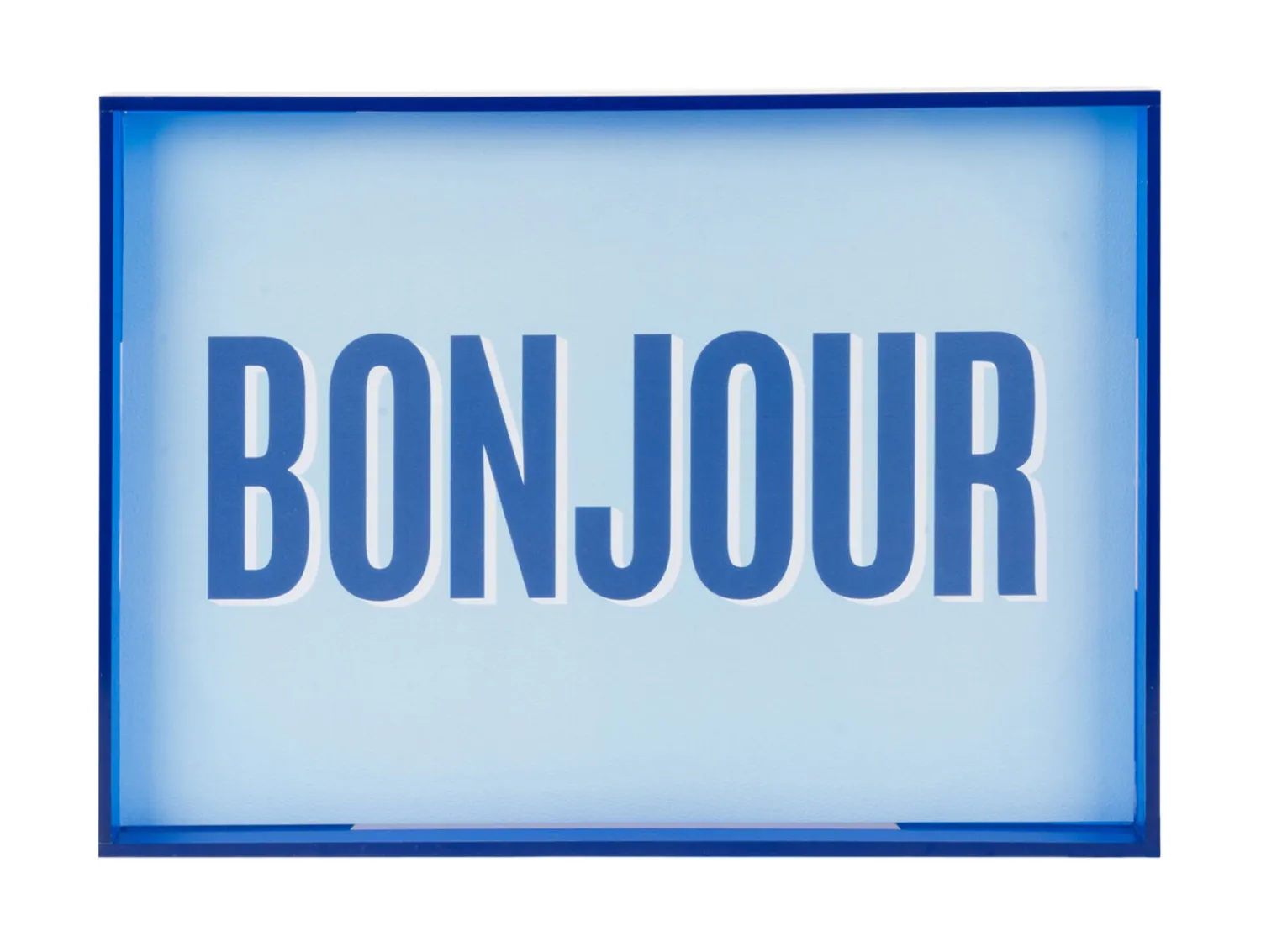 - Wall art Bonjour medium dark blue^Present time Clearance