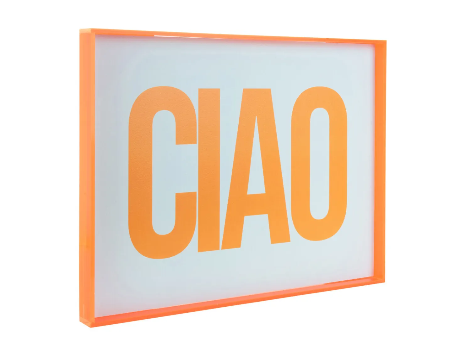 - Wall art Ciao large bright orange^Present time Sale