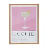 - Wall art Daiquiri soft pink*Present time
