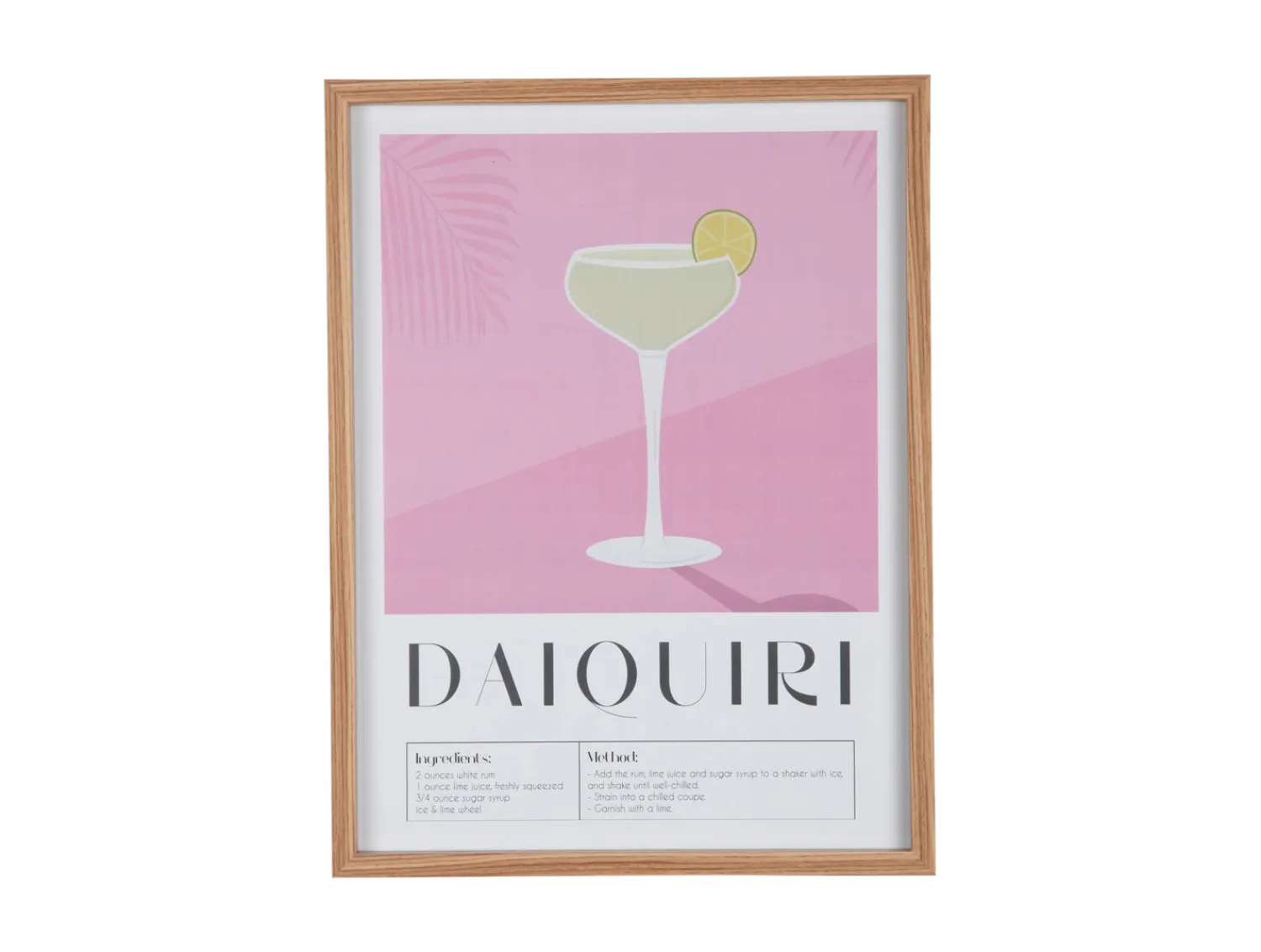 - Wall art Daiquiri soft pink*Present time