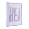 - Wall art Hej large purple*Present time Sale