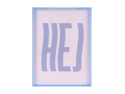 - Wall art Hej large purple*Present time Sale