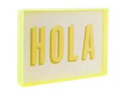 - Wall art Hola medium bright green*Present time Clearance