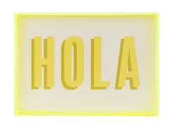 - Wall art Hola medium bright green*Present time Clearance