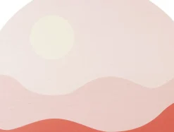 - Wall art Sunset MDF soft pink^Present time Discount