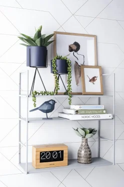 - Wall rack Level metal matt warm grey*Present time Best