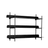 - Wall rack Riqueza Tres black^Present time Discount