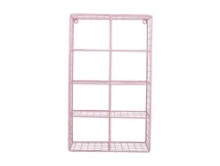 - Wall rack Reja compartments soft pink*Present time New
