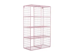 - Wall rack Reja compartments soft pink*Present time New