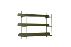 - Wall rack Riqueza Tres luxury green*Present time