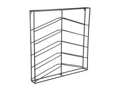 - Wine rack Cuadro metal matt black*Present time Clearance