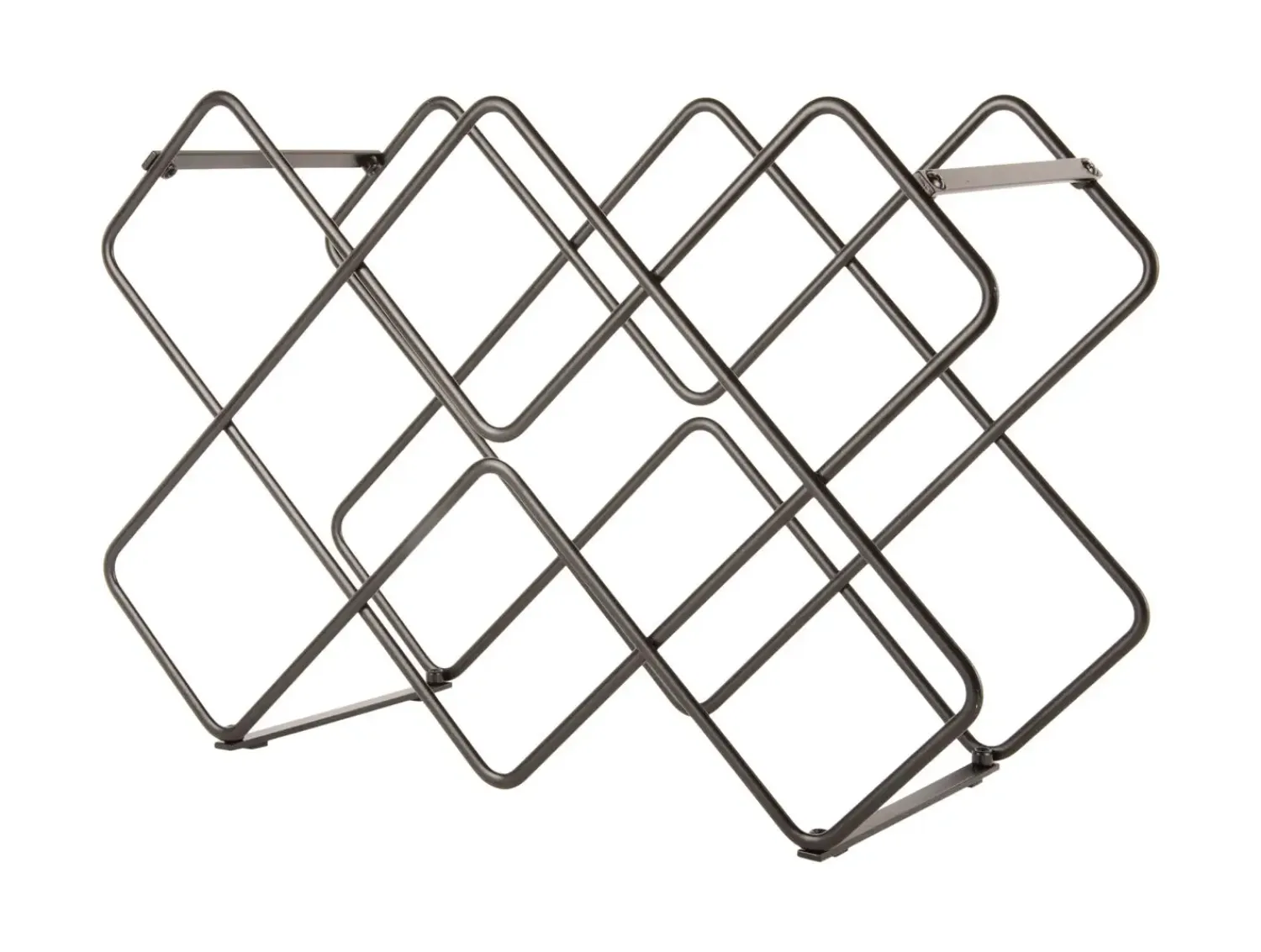 - Wine rack Diamonds iron black*Present time New