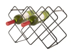 - Wine rack Diamonds iron black*Present time New