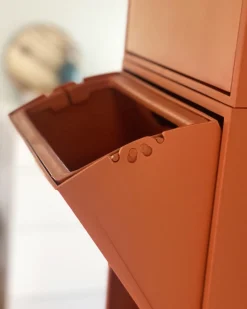 - Affaldssortering, affaldsbeholder, Nordic Sunset, Rødbrun*ReCollector Best