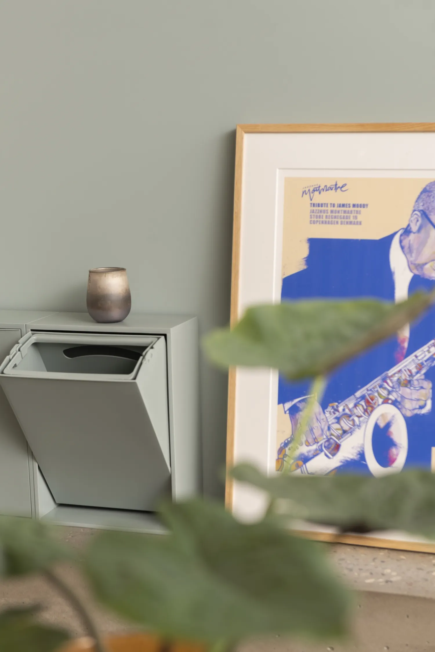 - Affaldssortering, affaldsbeholder, Blågrå, Iron Blue^ReCollector