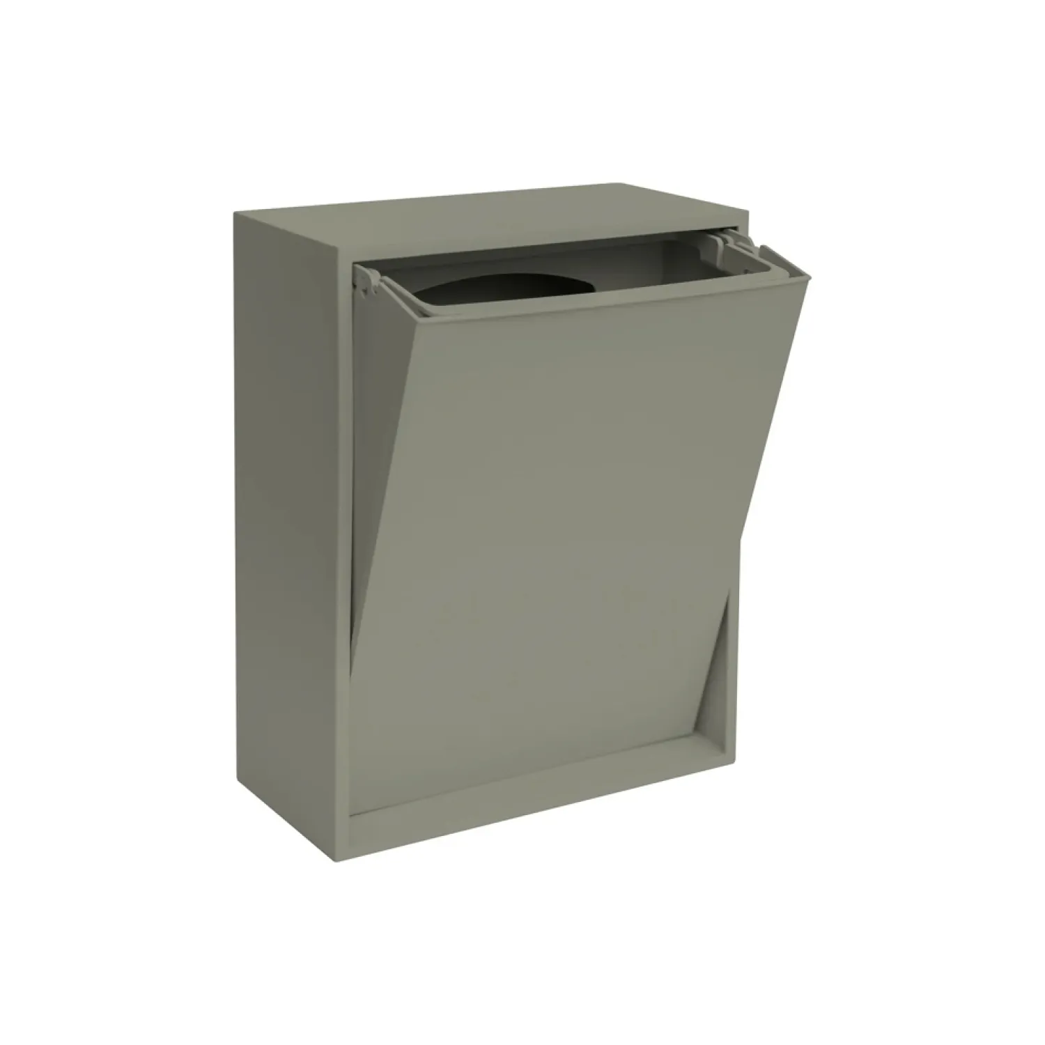 - Affaldssortering, affaldsbeholder, duset grøn, Oak Green*ReCollector