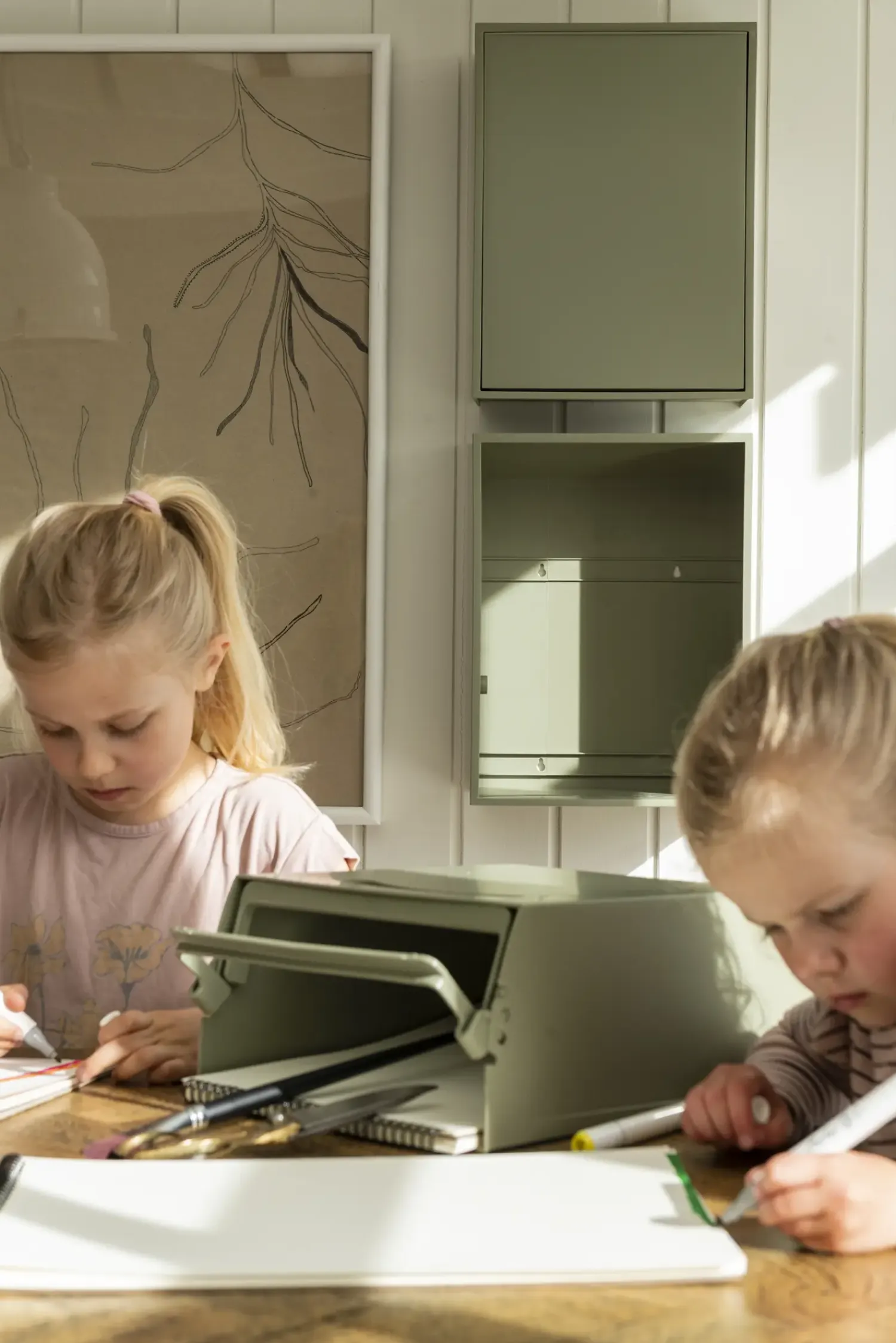 - Affaldssortering, affaldsbeholder, duset grøn, Oak Green*ReCollector