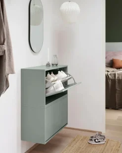 - Skobox - Væghængt - Iron Blue^ReCollector New