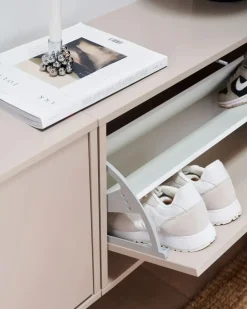 - Skobox - Væghængt - Silver Cloud Grey^ReCollector New