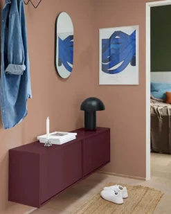 - Skobox - Væghængt - Maroon Red*ReCollector Best