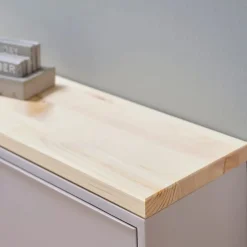 - Svævehylder i fyrretræ - Hvid olie^ReCollector