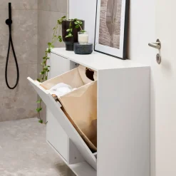 - Vasketøjskurv, Hvid, Brilliant White, bæredygtig*ReCollector Outlet