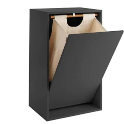 - Vasketøjskurv, Sort, Black Raven, bæredygtig^ReCollector New