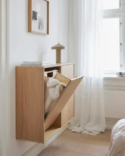 - Vasketøjskurv - Væghængt Vasketøjsboks - Eg^ReCollector Sale