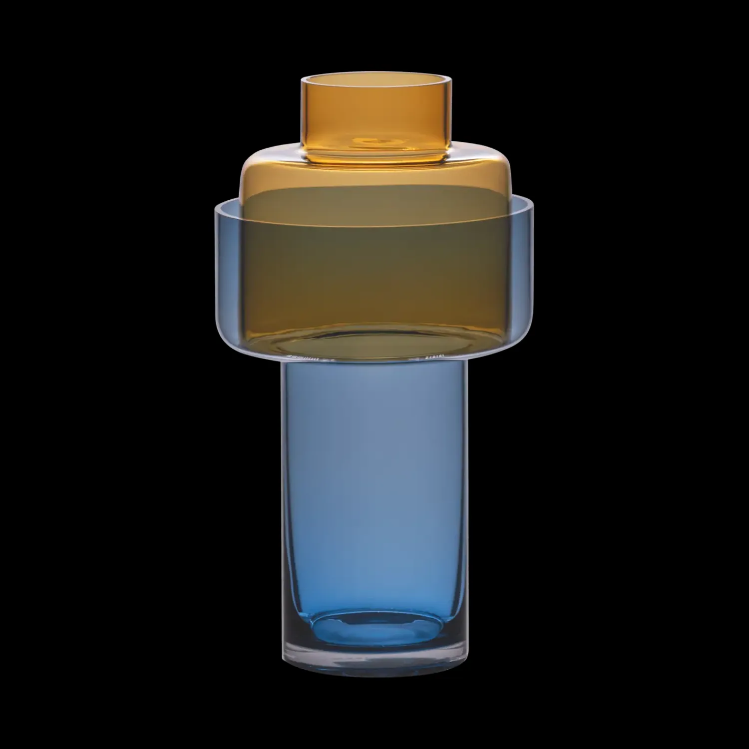 - "Aura" vase - amber*REMEMBER