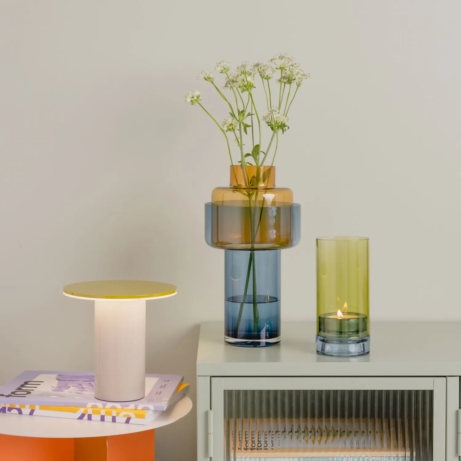 - "Aura" vase - amber*REMEMBER