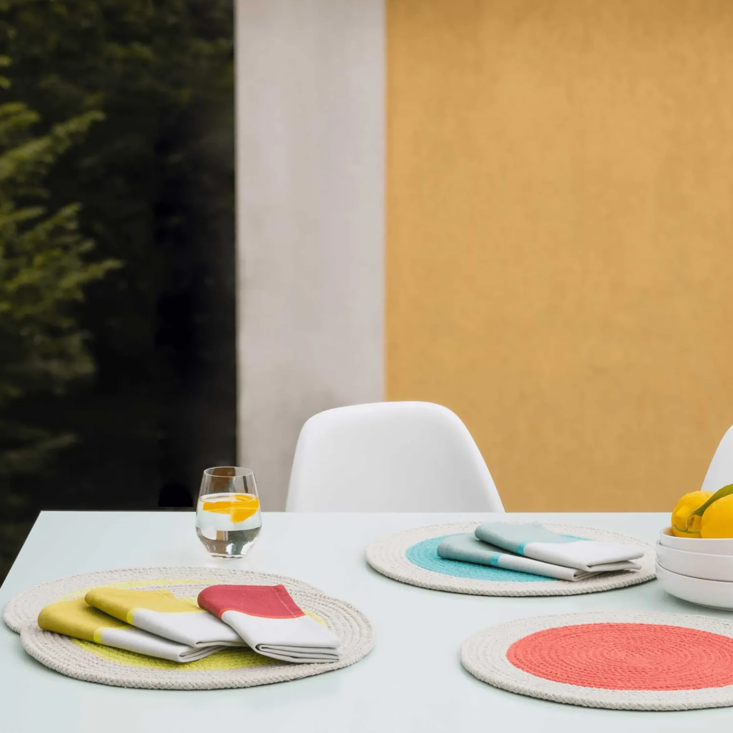 - Dækkeserviet - Raspberry - Sæt af 2 stk*REMEMBER Online