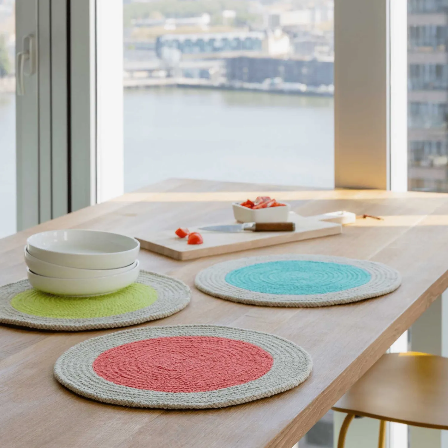 - Dækkeserviet - Raspberry - Sæt af 2 stk*REMEMBER Online