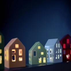 - Fyrfadslys hus - Nyhavn 'peach'*REMEMBER Outlet