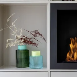 - Vase - Groove L - Grøn*REMEMBER Best