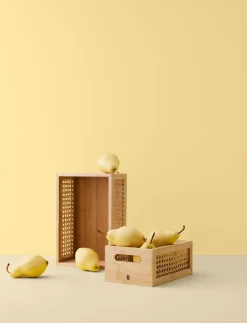 - BAMBOO BOX opbevaringskasse W 15 cm bamboo^RIG-TIG