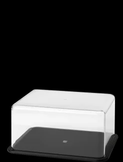 - CONTAIN-IT osteboks - Klar med sort bund - osteklokke^RIG-TIG