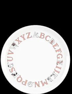 - Moomin ABC tallerken Ø 20 cm Moomin salmon*RIG-TIG Clearance