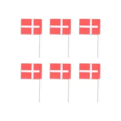 - Lagkageflag i silikone - pakke med 6 stk.*Royal Series