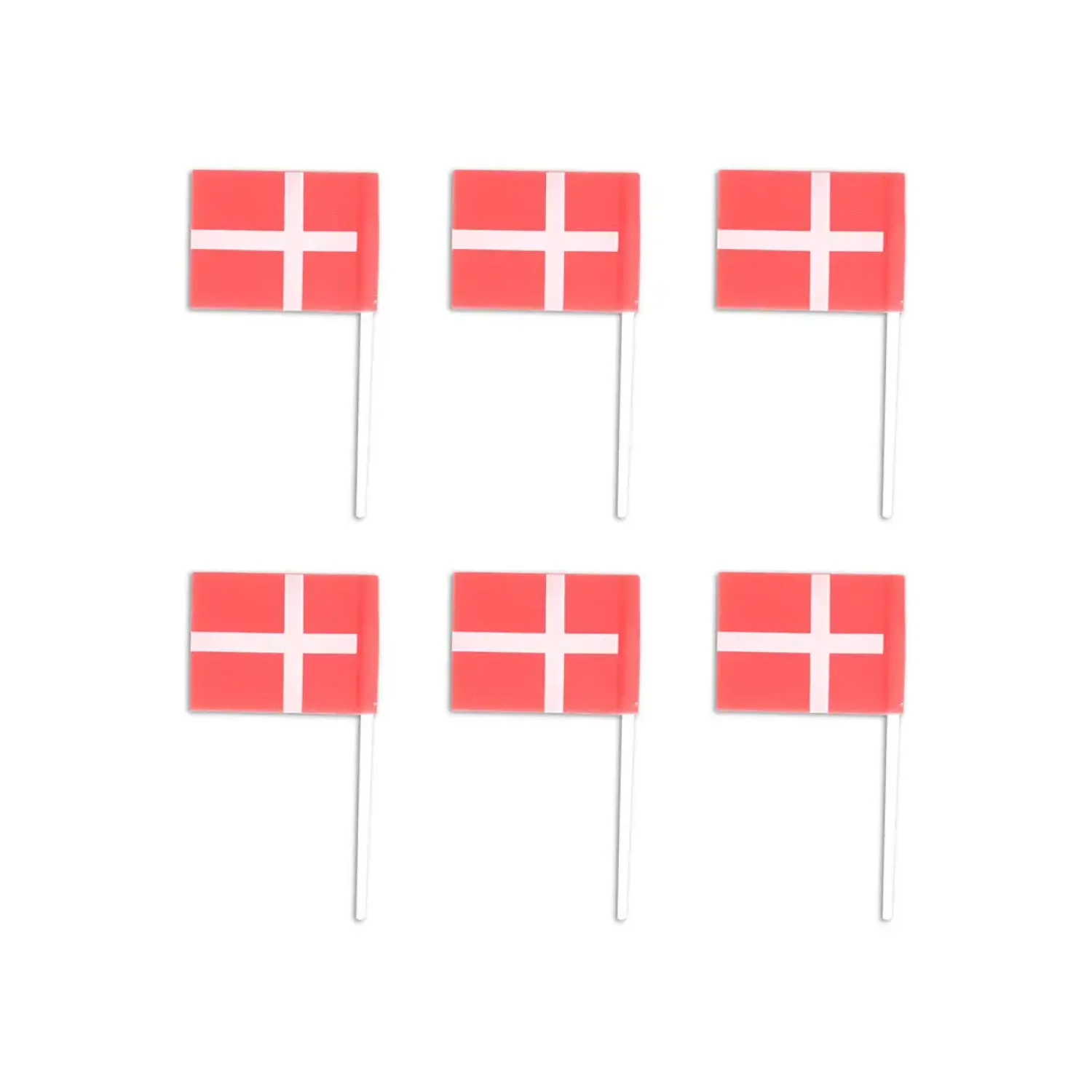 - Lagkageflag i silikone - pakke med 6 stk.*Royal Series