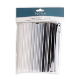 - Sugerør til Smoothies, genanvendelige - Sort/transparent - 40 stk.*Royal Series Discount