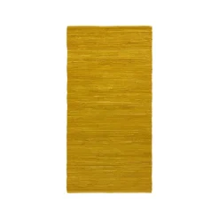 Rug Solid - Bomuldstæppe, amber - 60x90 cm.* Clearance