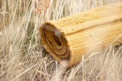 Rug Solid - Bomuldstæppe, amber - 60x90 cm.* Clearance