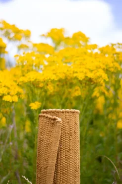 Rug Solid - Bomuldstæppe, amber - 65x135 cm.^ Best