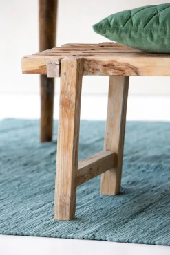 Rug Solid - Bomuldstæppe, jade - 75x200 cm.* Hot