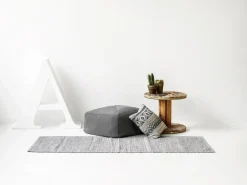 Rug Solid - Bomuldstæppe, light grey - 60x90 cm - lysegrå* Discount