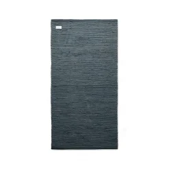 Rug Solid - Bomuldstæppe, steel grey - 60x90 cm.* Discount
