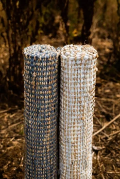 Rug Solid - Tæppe jute læder, graphite - 75x200 cm.*