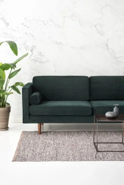 Rug Solid - Tæppe m. læder, wood - 65x135 cm* Hot