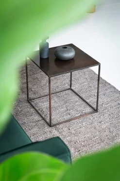 Rug Solid - Tæppe m. læder, wood - 65x135 cm* Hot